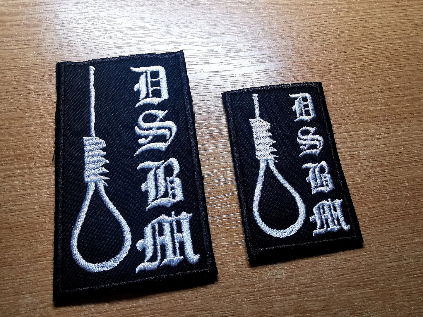 Depressive Black Metal Embroidered Patch DSBM Thy Light Iron on Patch
