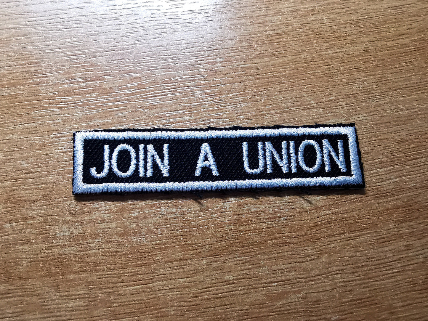 Join a Union Embroidered Iron On Patch Politics Punk Workers Labour Great Resignation