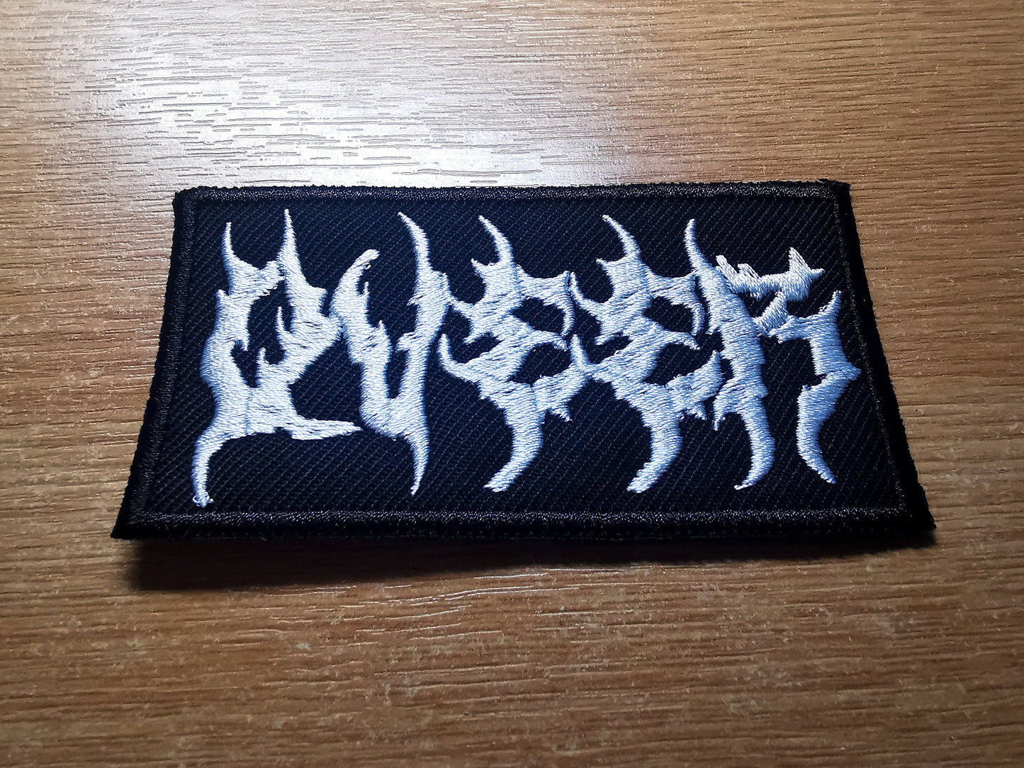 LGBTQ+ Black and Death Metal Embroidered Patches Gay Bi Queer and Lesbian