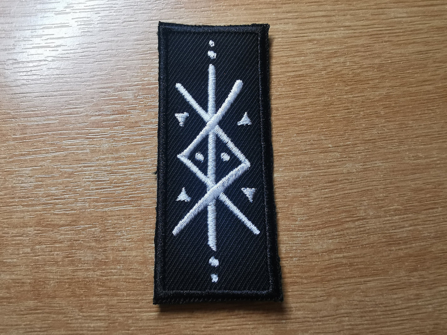 Protection Bindrune Viking Patch Iron On Embroidered Norse Heathenry Bind Runes