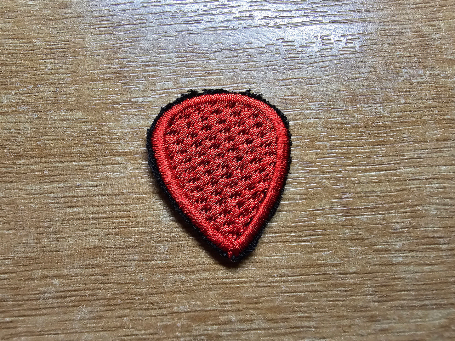 Guitar Plectrum Embroidered Patch Actual Size Guitar Picks