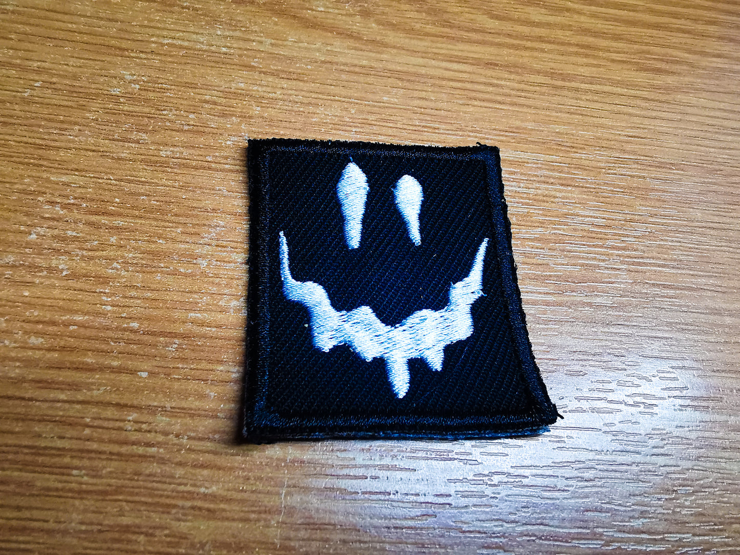 Melting Face Embroidered Patch For Horror Movie Fans and Gamers Metal Music