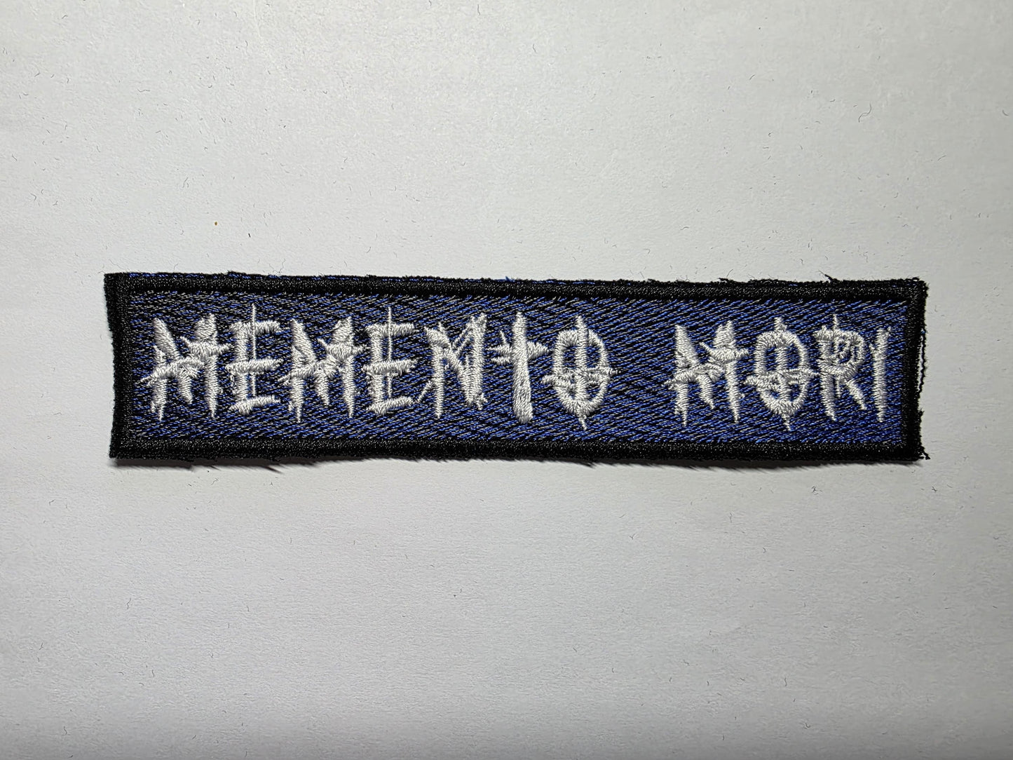 Memento Mori Goth Embroidered Patch