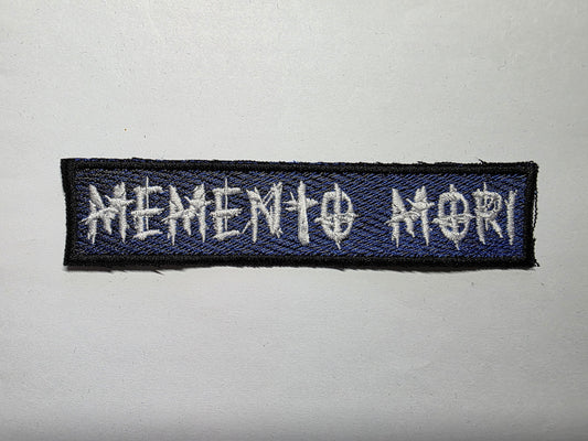 Memento Mori Goth Embroidered Patch