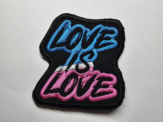 Love is Love Trans Embroidered Patch