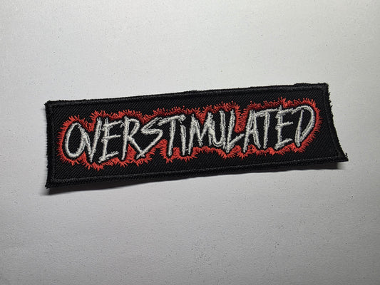 Overstimulated Introvert Neurodiverse Personal Space Embroidered Patch