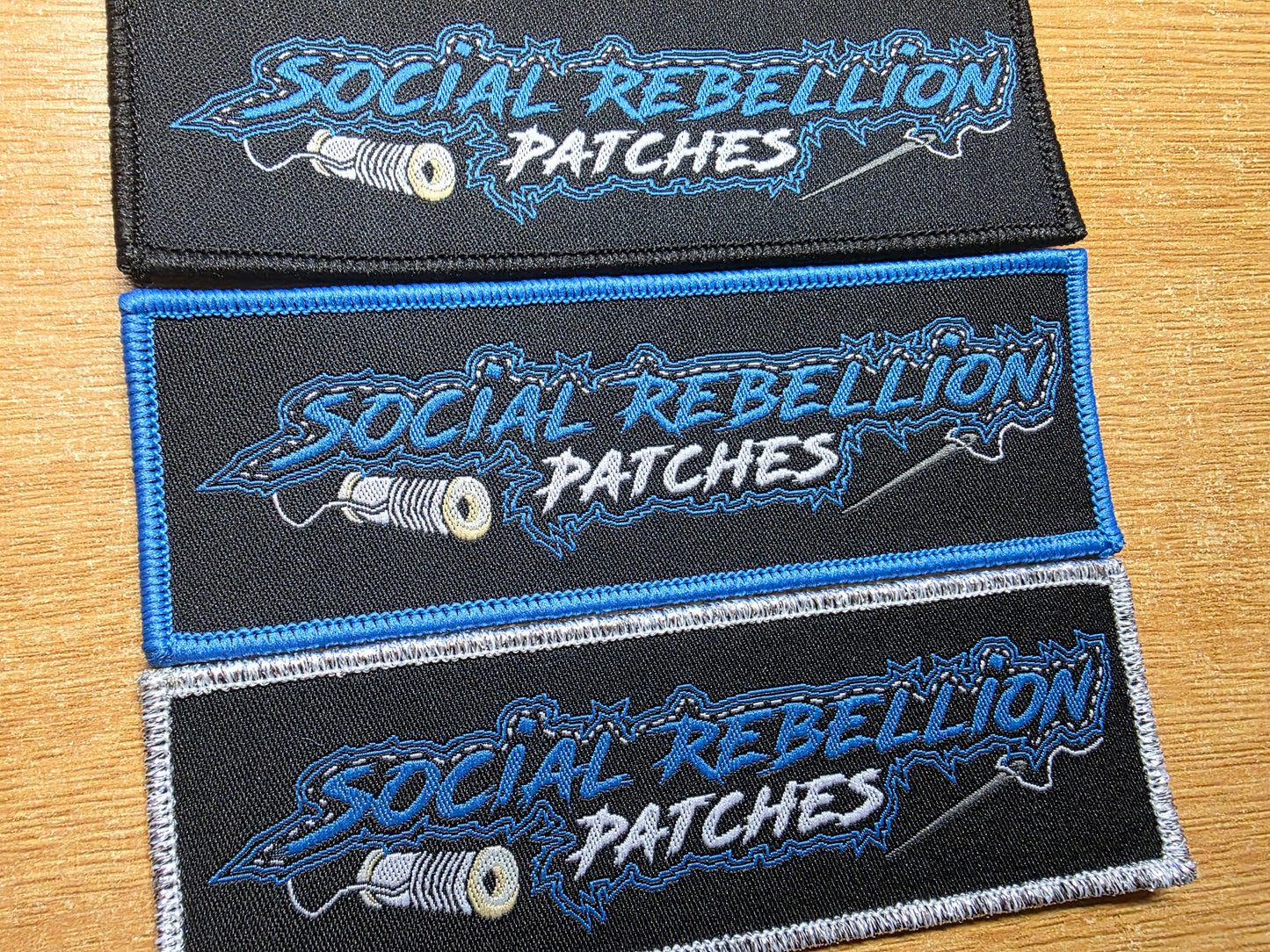 Social Rebellion Woven Patch