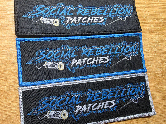 Social Rebellion Woven Patch