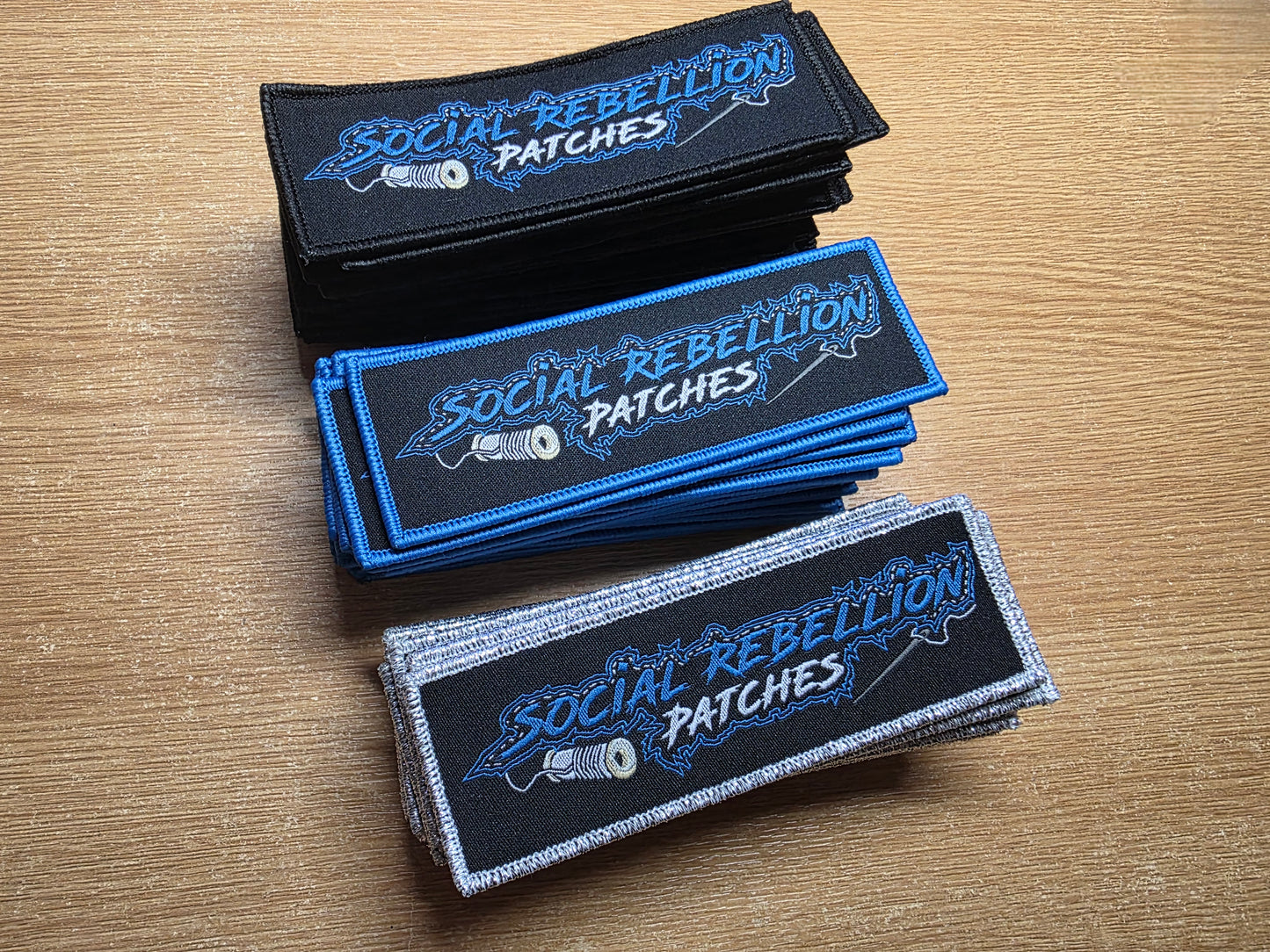 Social Rebellion Woven Patch