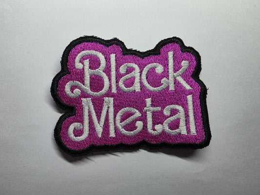Black Metal Parody Embroidered Patch