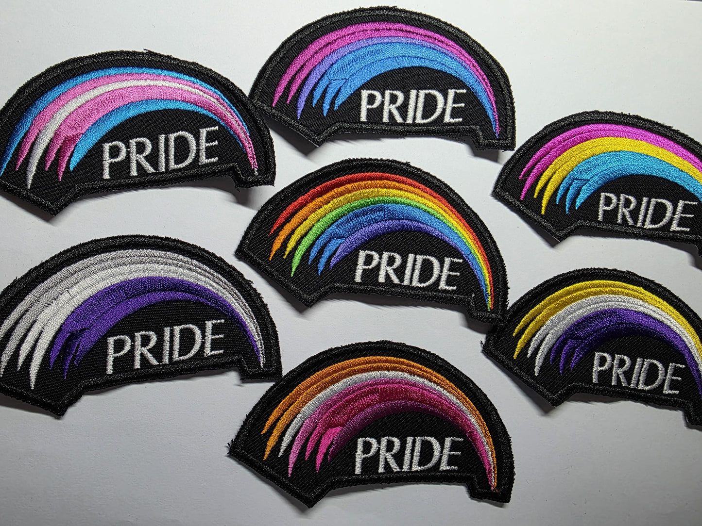 Pride Rainbows Trans, Bisexual, Lesbian, Asexual, Non-Binary and Pansexual Flags For LGBTQ+ Patch Enthusiasts