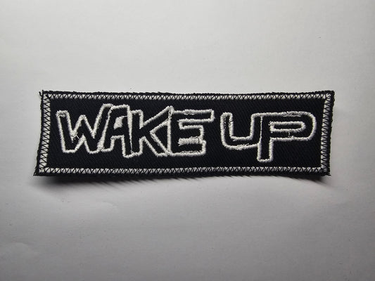 Wake Up Embroidered Patch