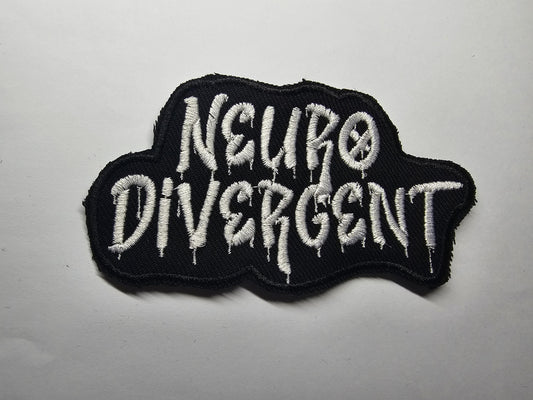 Neurodivergent Graffiti Embroidered Patch