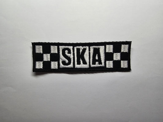 Ska Embroidered Patch Punk