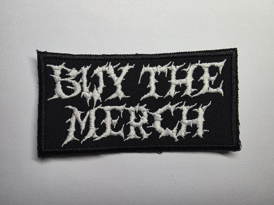 Buy The Merch Support Local Bands Patch Music Scene Badge Embroidered