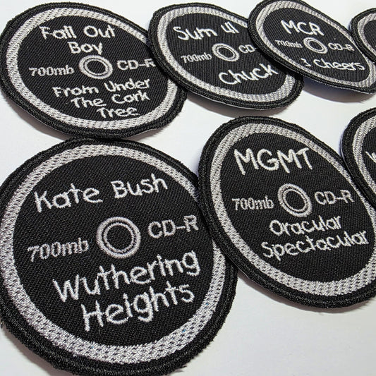 Burned CD's Customisable Y2K Millennial Nostalgia Meme Patch