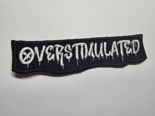 Overstimulated Introvert Neurodiverse Personal Space Embroidered Patch