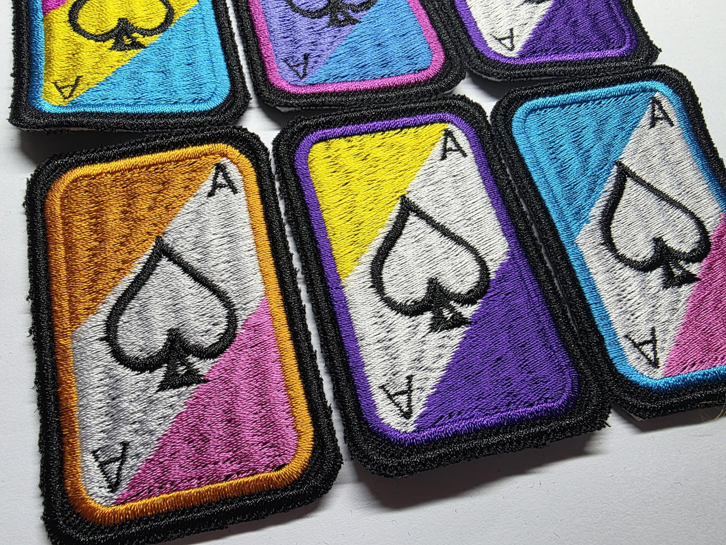 Pride Ace of Spades Trans, Bisexual, Lesbian, Asexual, Non-Binary and Pansexual Flag Playing Cards
