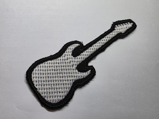 Guitars Embroidered Patch Live Music Fans Metalheads and Punks