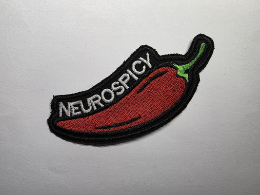 Neurospicy Neurodiverse Embroidered Patch