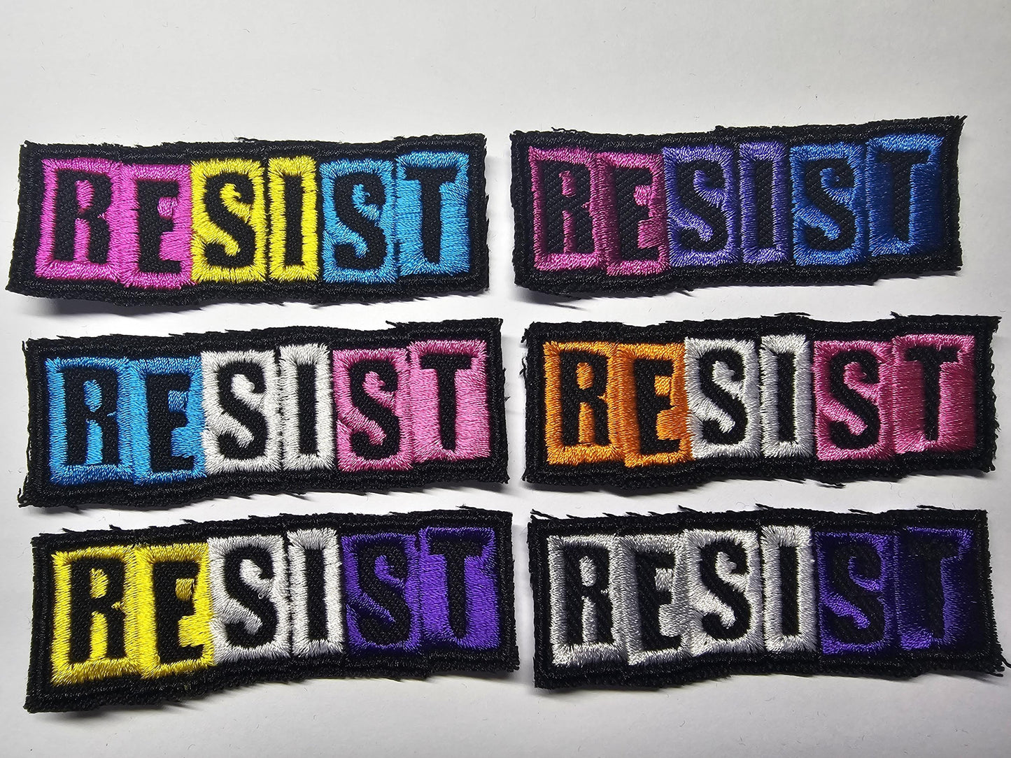 Resist Pride Flags Embroidered Patch
