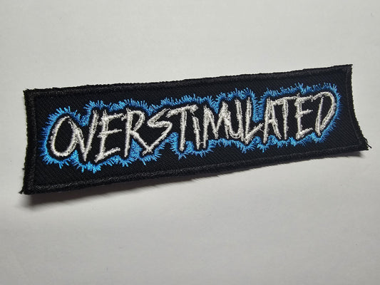 Overstimulated Introvert Neurodiverse Personal Space Embroidered Patch