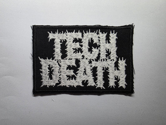 Tech Death Metal Embroidered Patch Genre Heavy Metal Patches