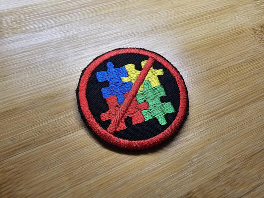 Autism Patch Anti Puzzle Piece
