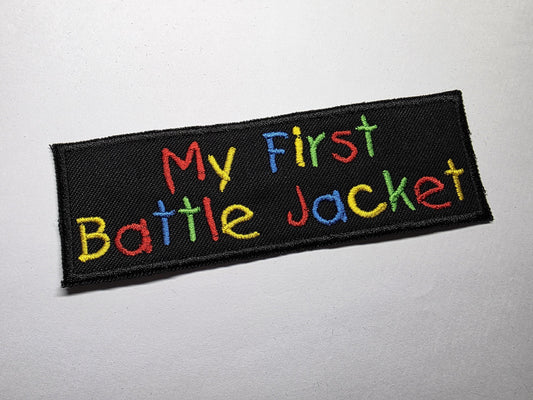 Battle Jacket Parody Embroidered Patch