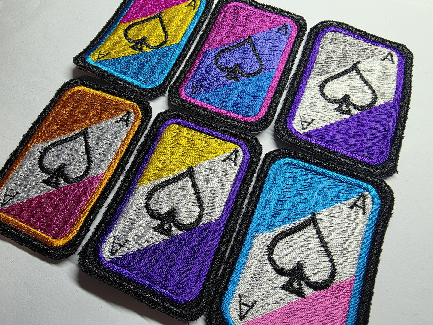 Pride Ace of Spades Trans, Bisexual, Lesbian, Asexual, Non-Binary and Pansexual Flag Playing Cards