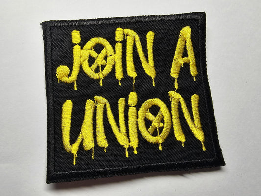Join a Union Embroidered Patch