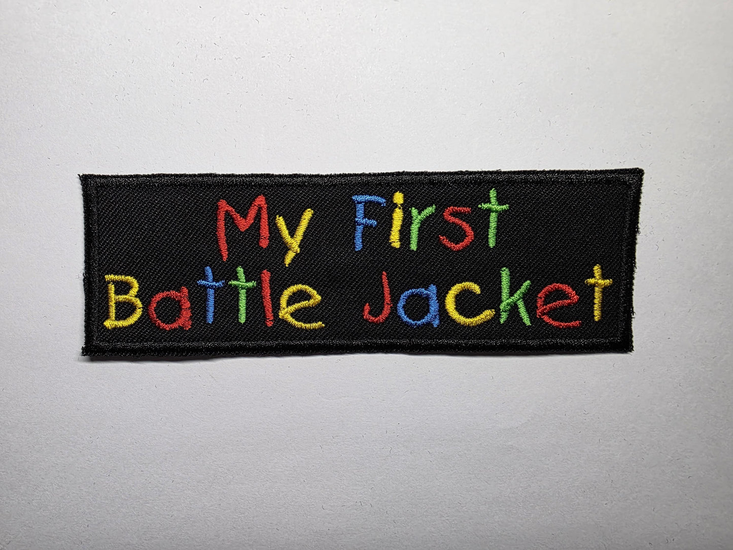 Battle Jacket Parody Embroidered Patch