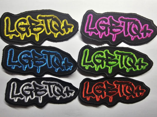 LGBTQ+ Graffiti Embroidered Patch for Pride