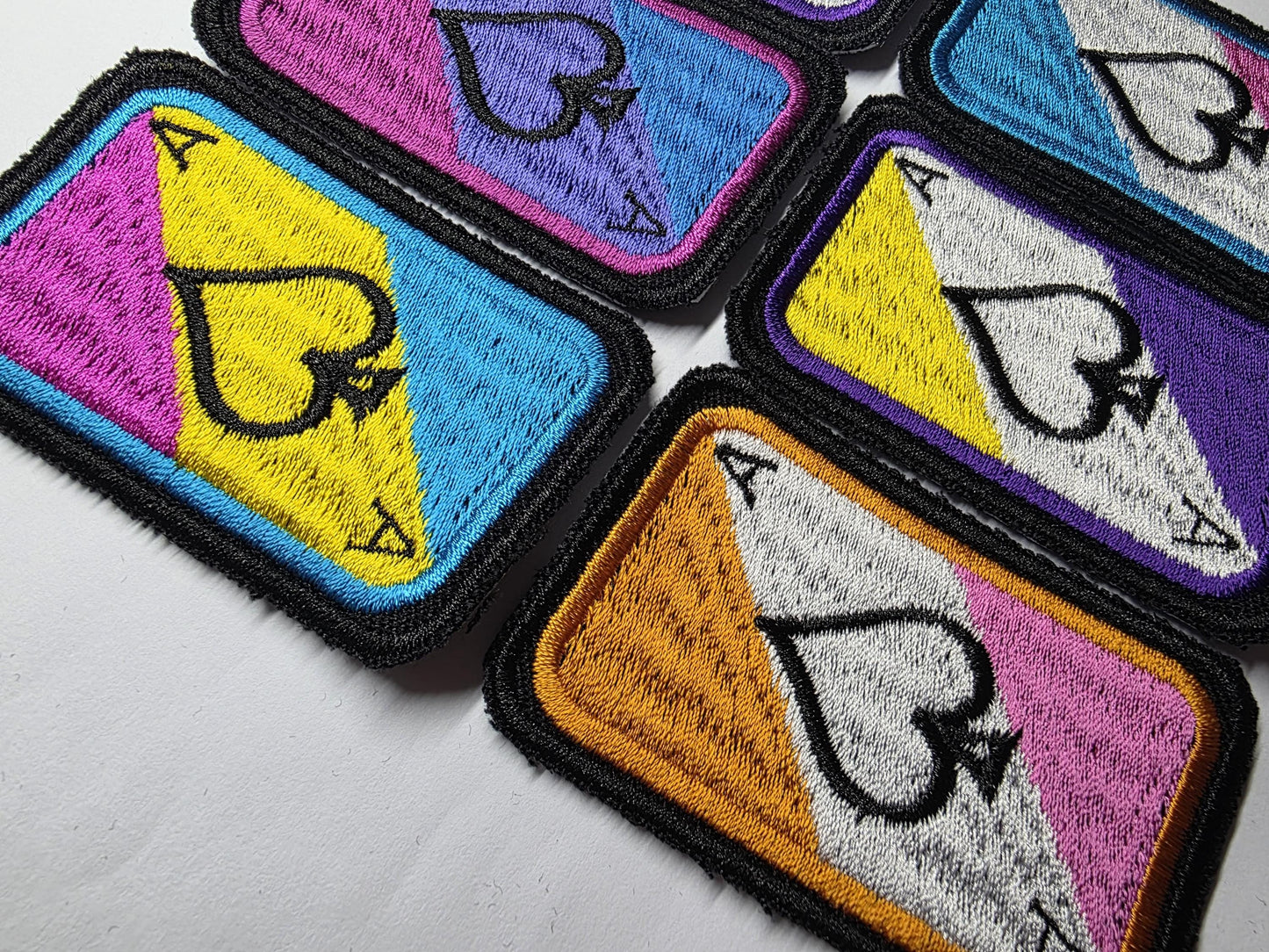 Pride Ace of Spades Trans, Bisexual, Lesbian, Asexual, Non-Binary and Pansexual Flag Playing Cards