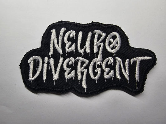 Neurodivergent Graffiti Embroidered Patch