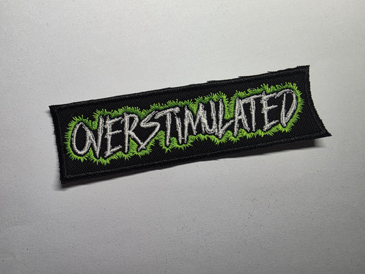 Overstimulated Introvert Neurodiverse Personal Space Embroidered Patch