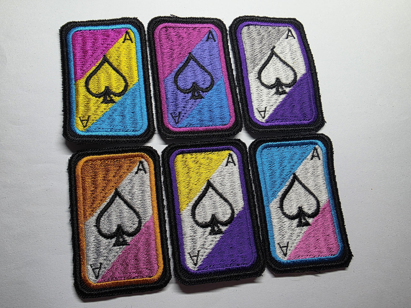 Pride Ace of Spades Trans, Bisexual, Lesbian, Asexual, Non-Binary and Pansexual Flag Playing Cards