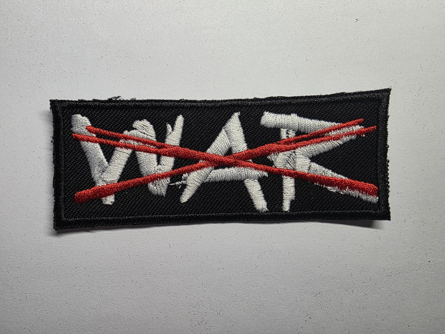 Anti-War Embroidered Patch Protesting Against the War