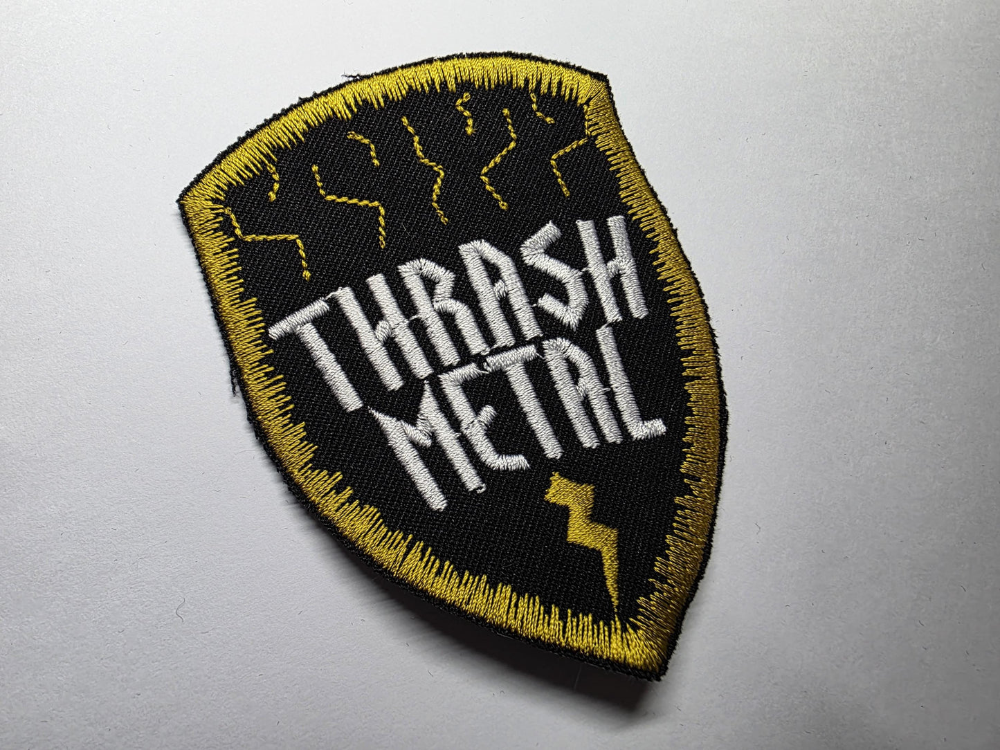 Thrash Metal Embroidered Patch Genre Heavy Metal Patches