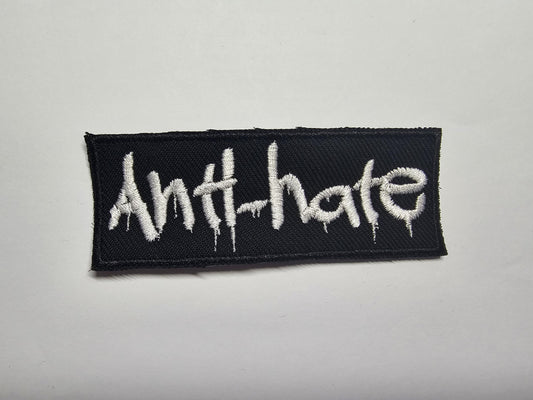 Anti Hate Graffiti Style Embroidered Patch Equality and Politics