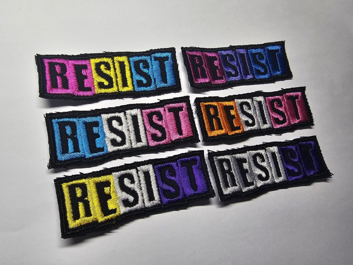 Resist Pride Flags Embroidered Patch