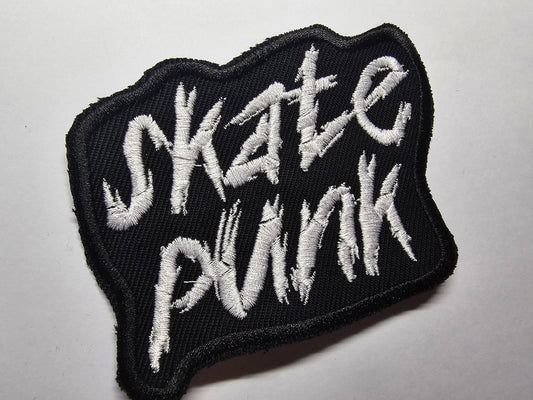 Skate Punk Embroidered Patch