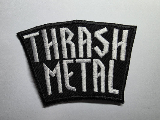 Thrash Metal Embroidered Patch Genre Heavy Metal Patches