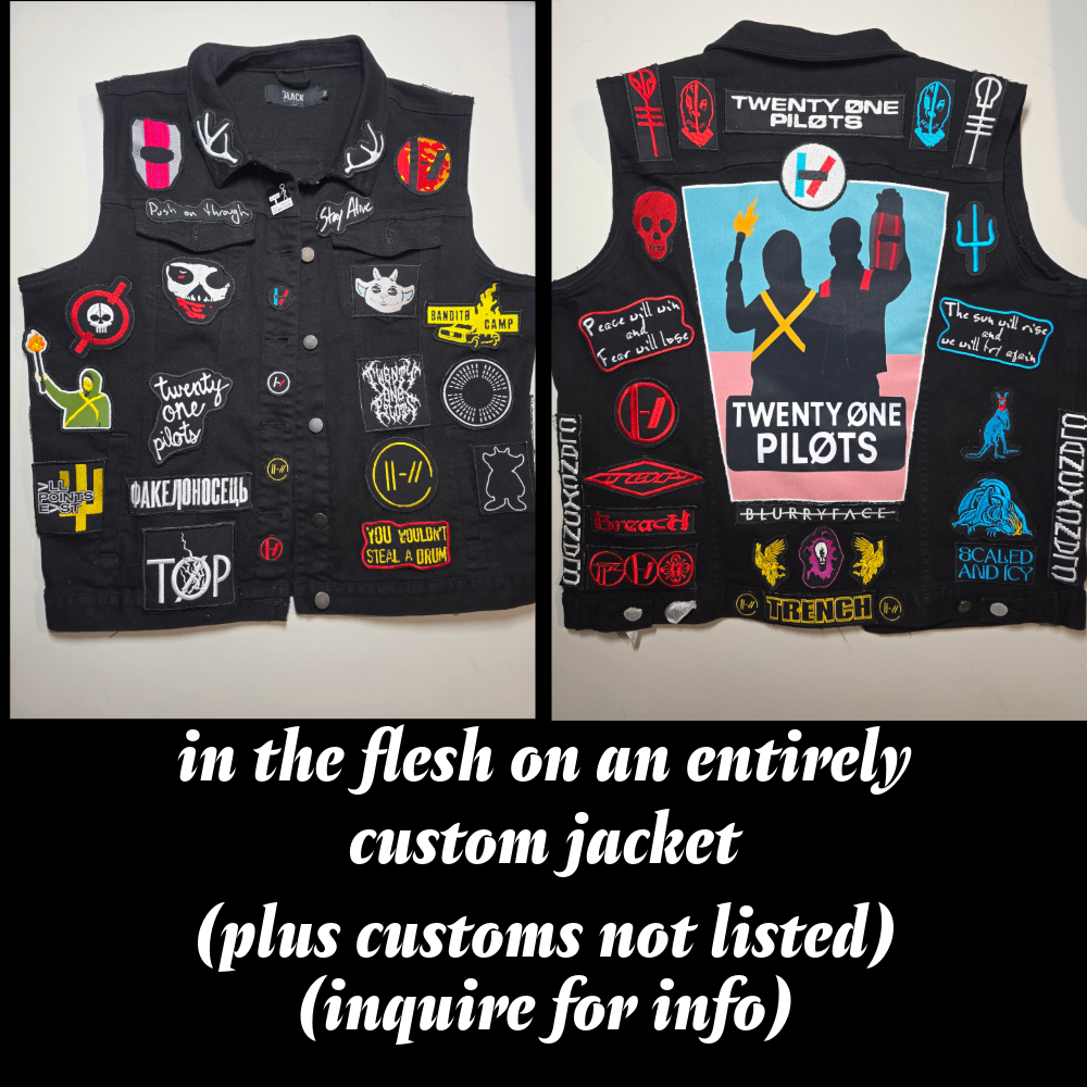 TØP Fan Patches Twenty One Pilots