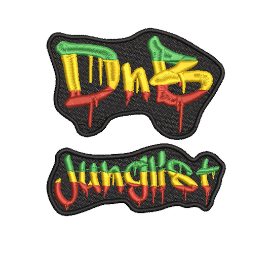 Drum and Bass Junglist Embroidered Patch