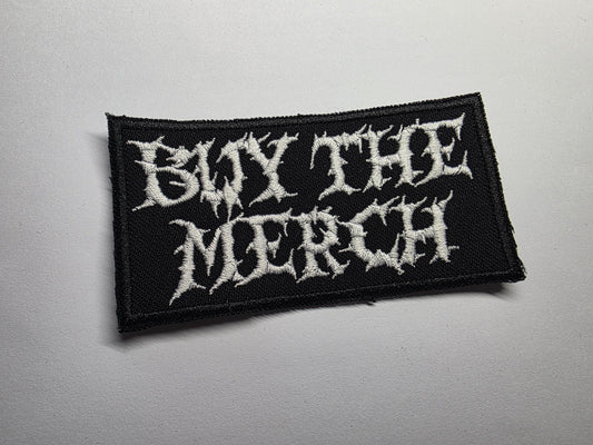 Buy The Merch Support Local Bands Patch Music Scene Badge Embroidered