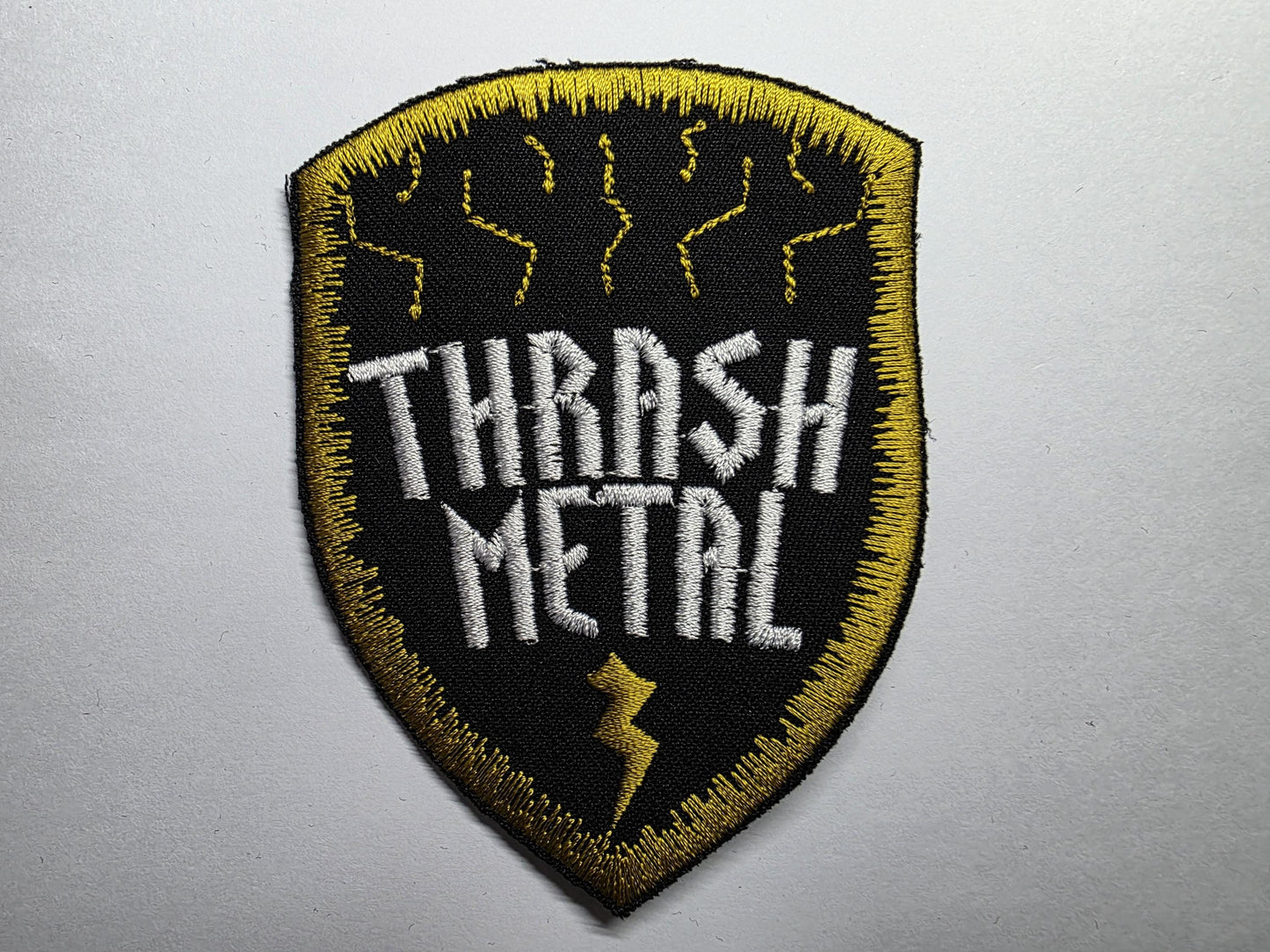 Thrash Metal Embroidered Patch Genre Heavy Metal Patches