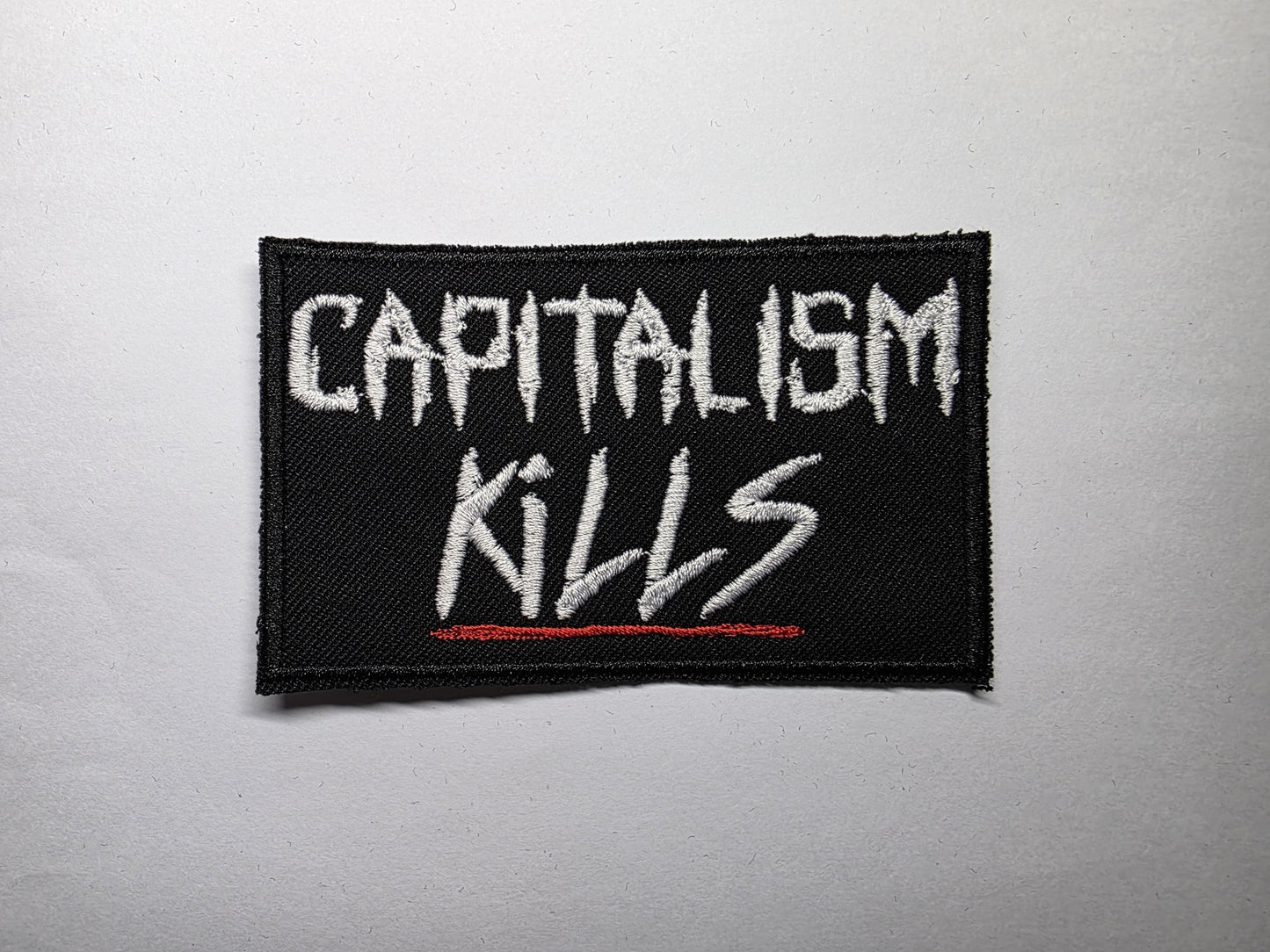 Capitalism Kills Embroidered Patch
