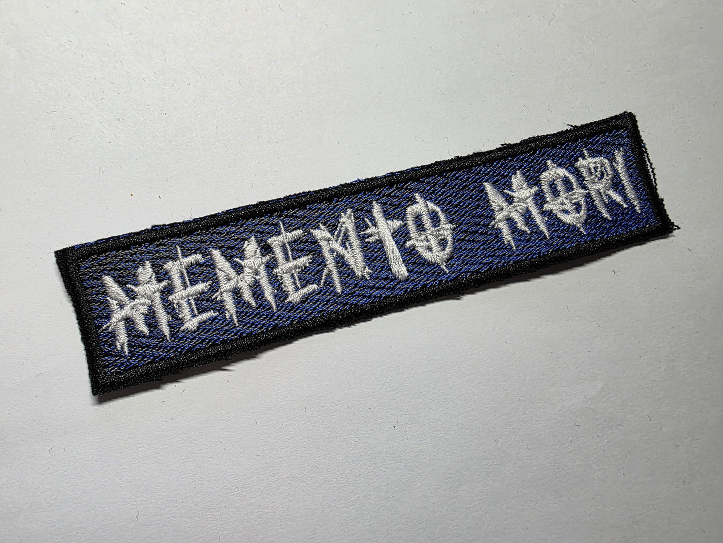 Memento Mori Goth Embroidered Patch