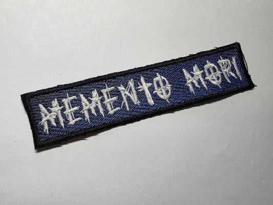 Memento Mori Goth Embroidered Patch